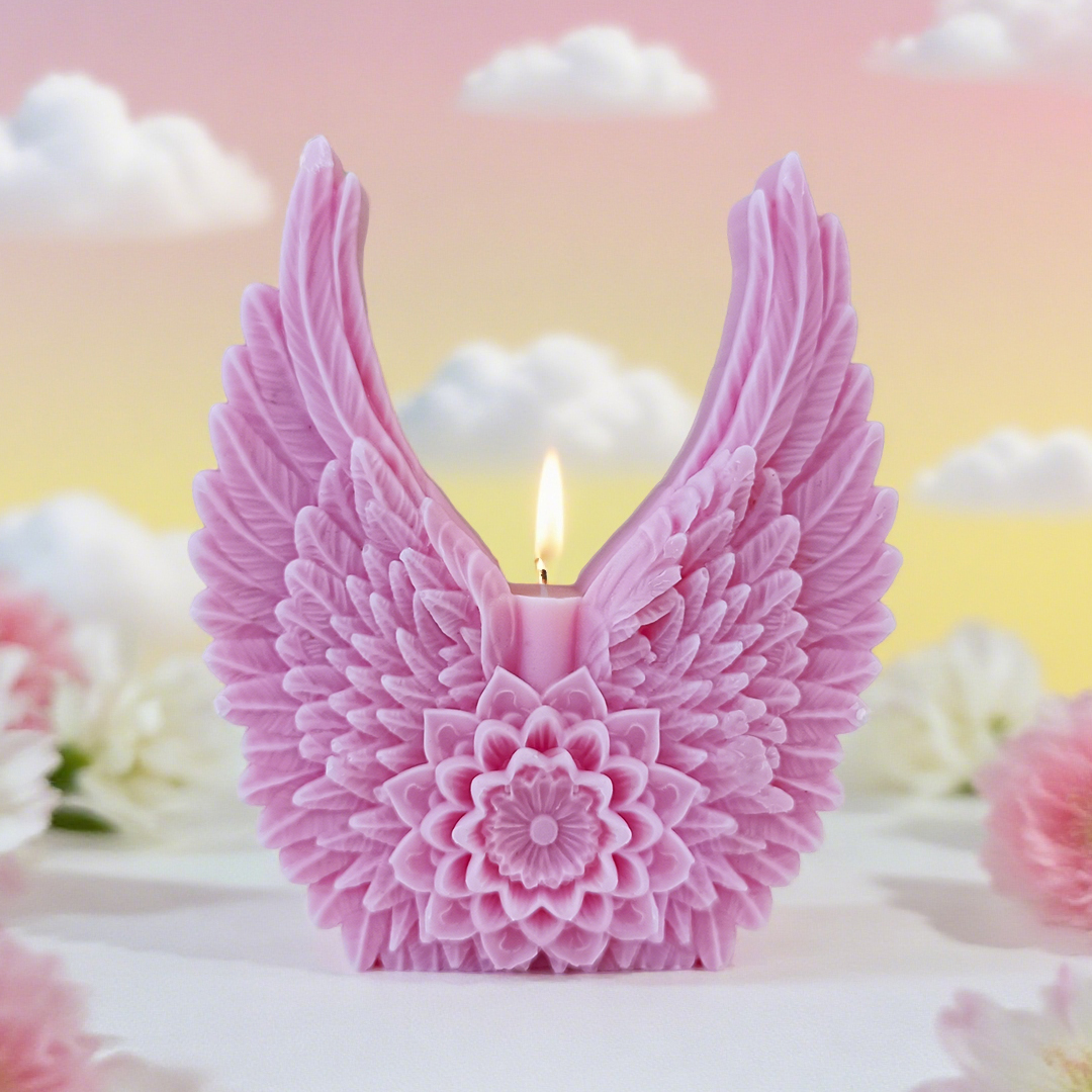 Flowers Wing Handmade Candle M - Candle Making Soy Wax incelemesi ve fiyatı