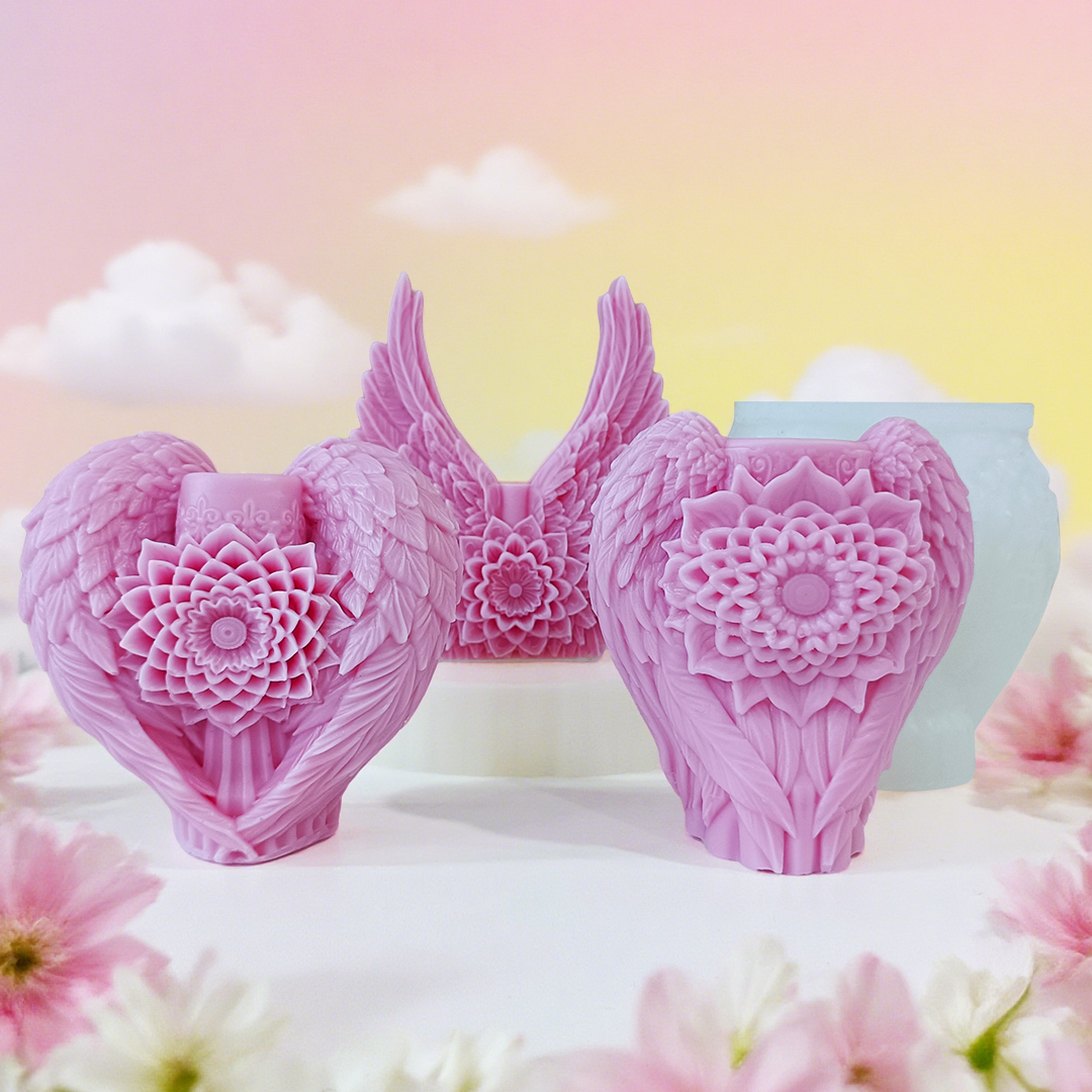 Flowers Wing Handmade Candle M - Candle Making Soy Wax incelemesi ve fiyatı