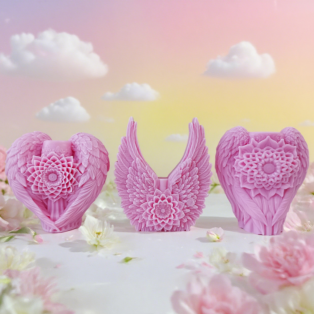 Flowers Wing Handmade Candle M - Candle Making Soy Wax incelemesi ve fiyatı