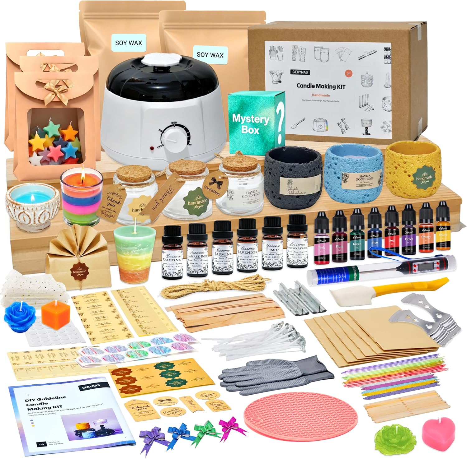 128pcs Candle Making Kit for A - Candle Making Kit For Beginners incelemesi ve fiyatı