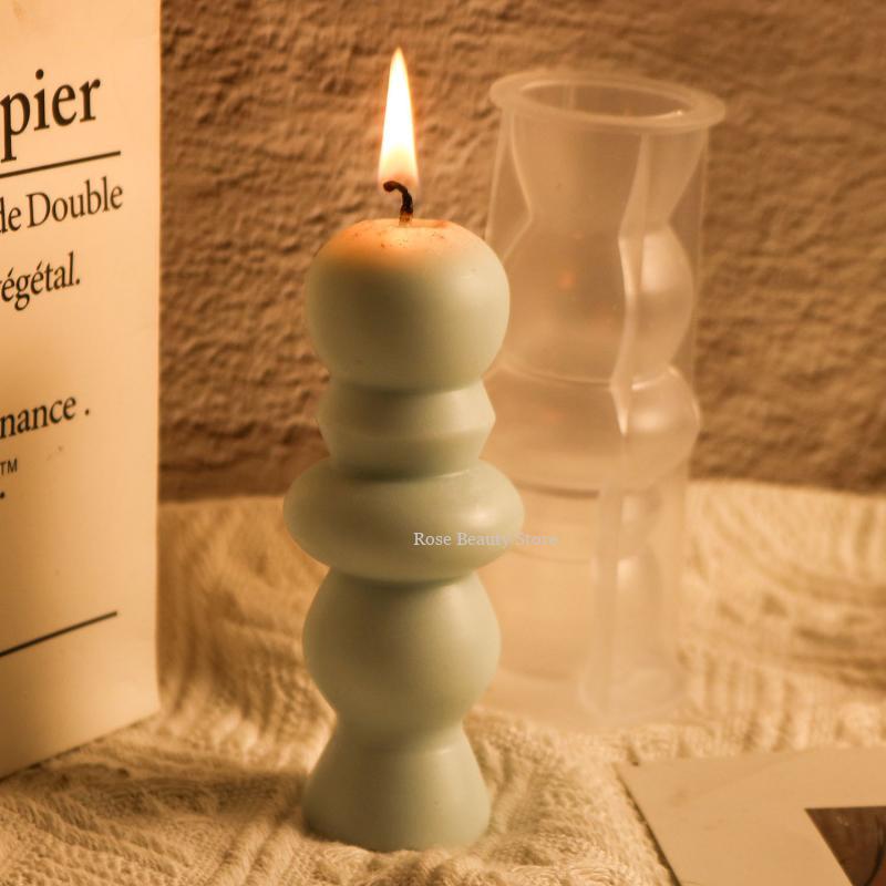 Cylindrical Silicone Candle Mo - Candle Making Soy Wax incelemesi ve fiyatı