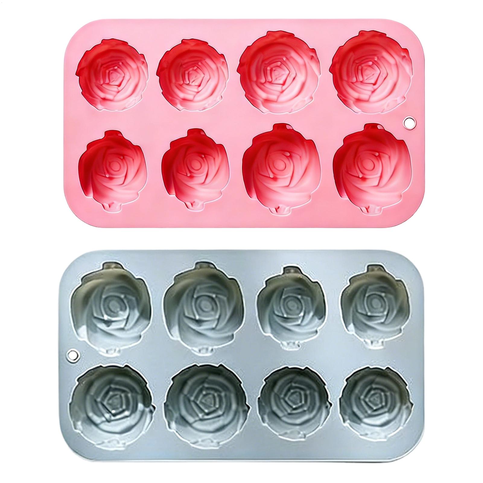 8 Holes Rose Flower Silicone M - Candle Making Factory incelemesi ve fiyatı