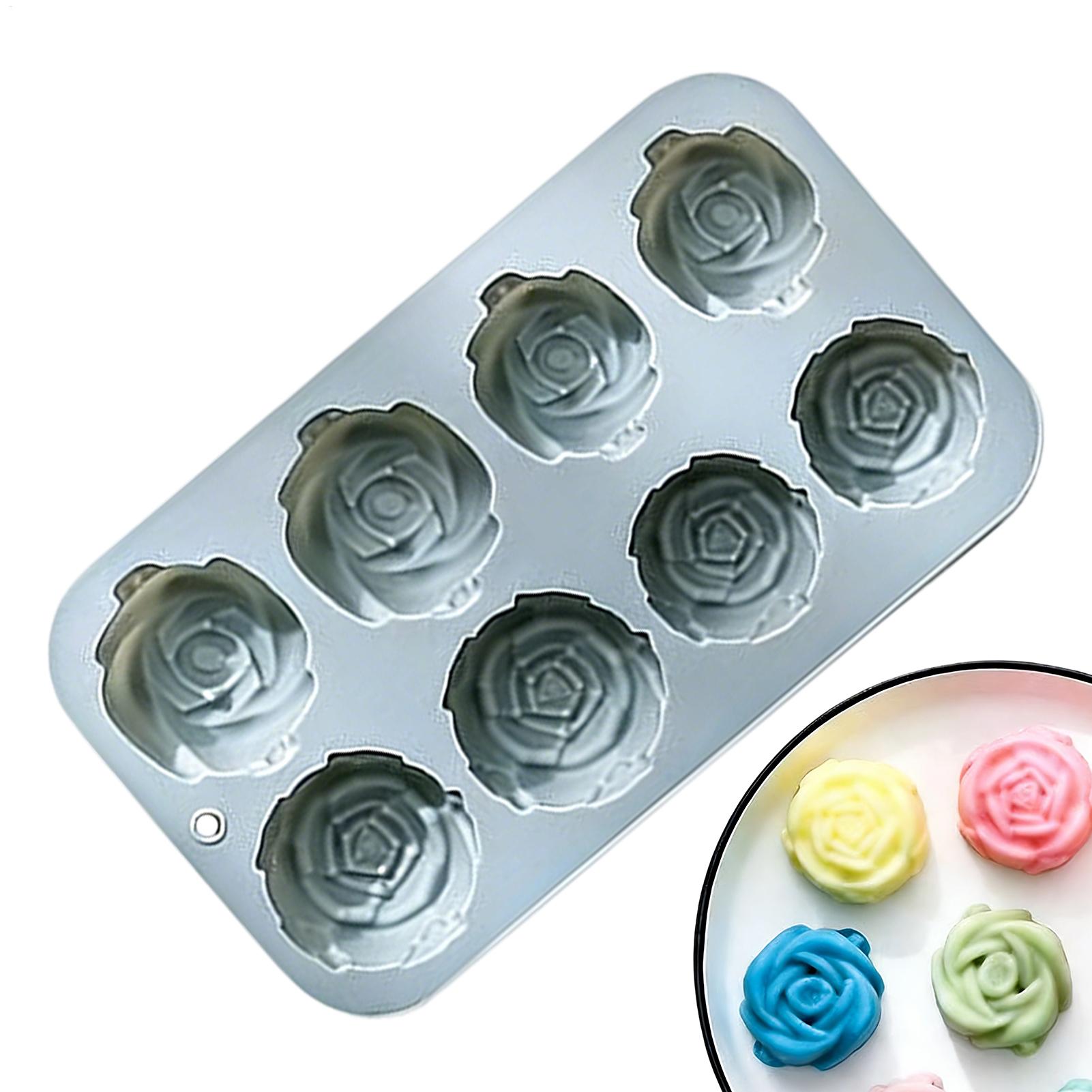 8 Holes Rose Flower Silicone M - Candle Making Factory incelemesi ve fiyatı