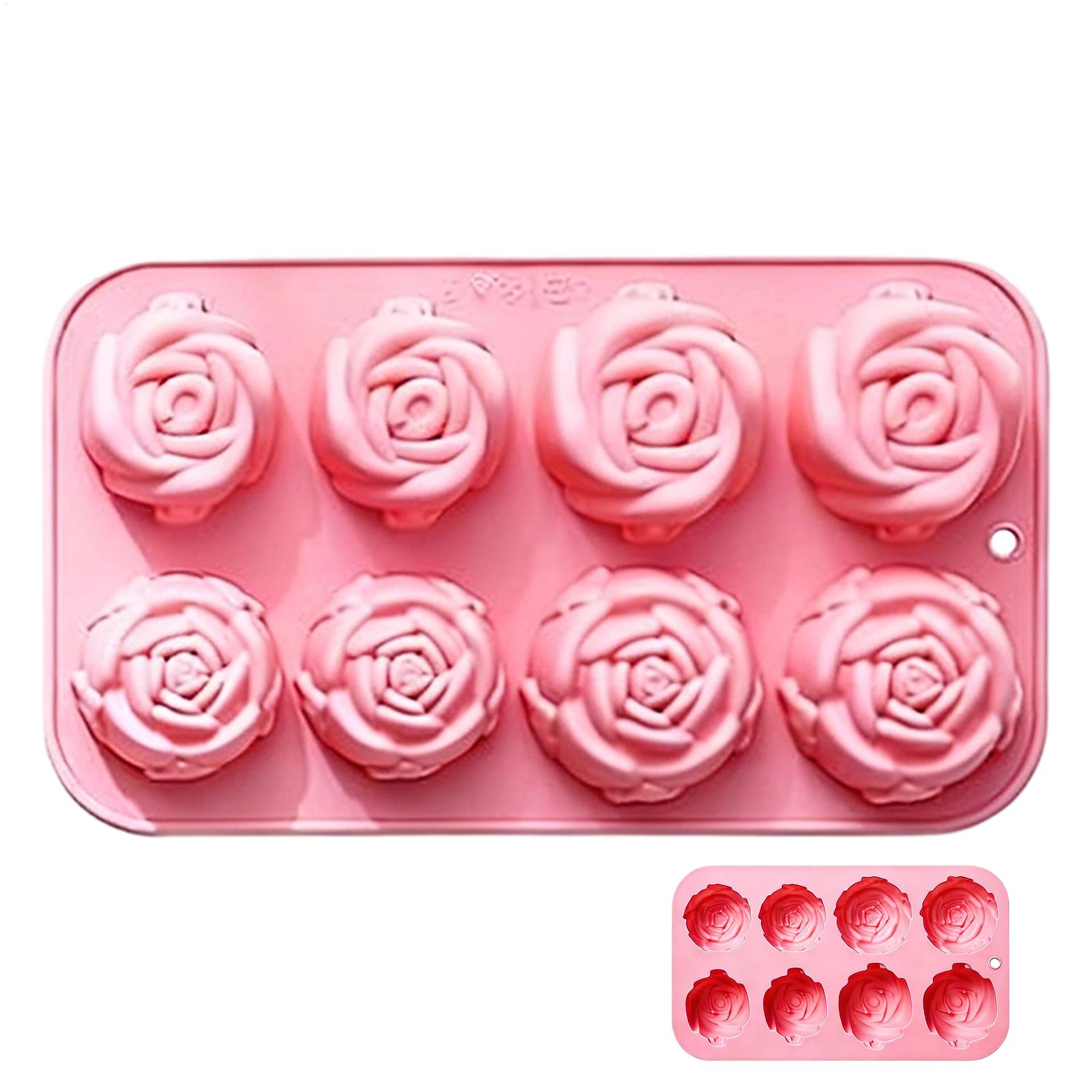 8 Holes Rose Flower Silicone M - Candle Making Factory incelemesi ve fiyatı