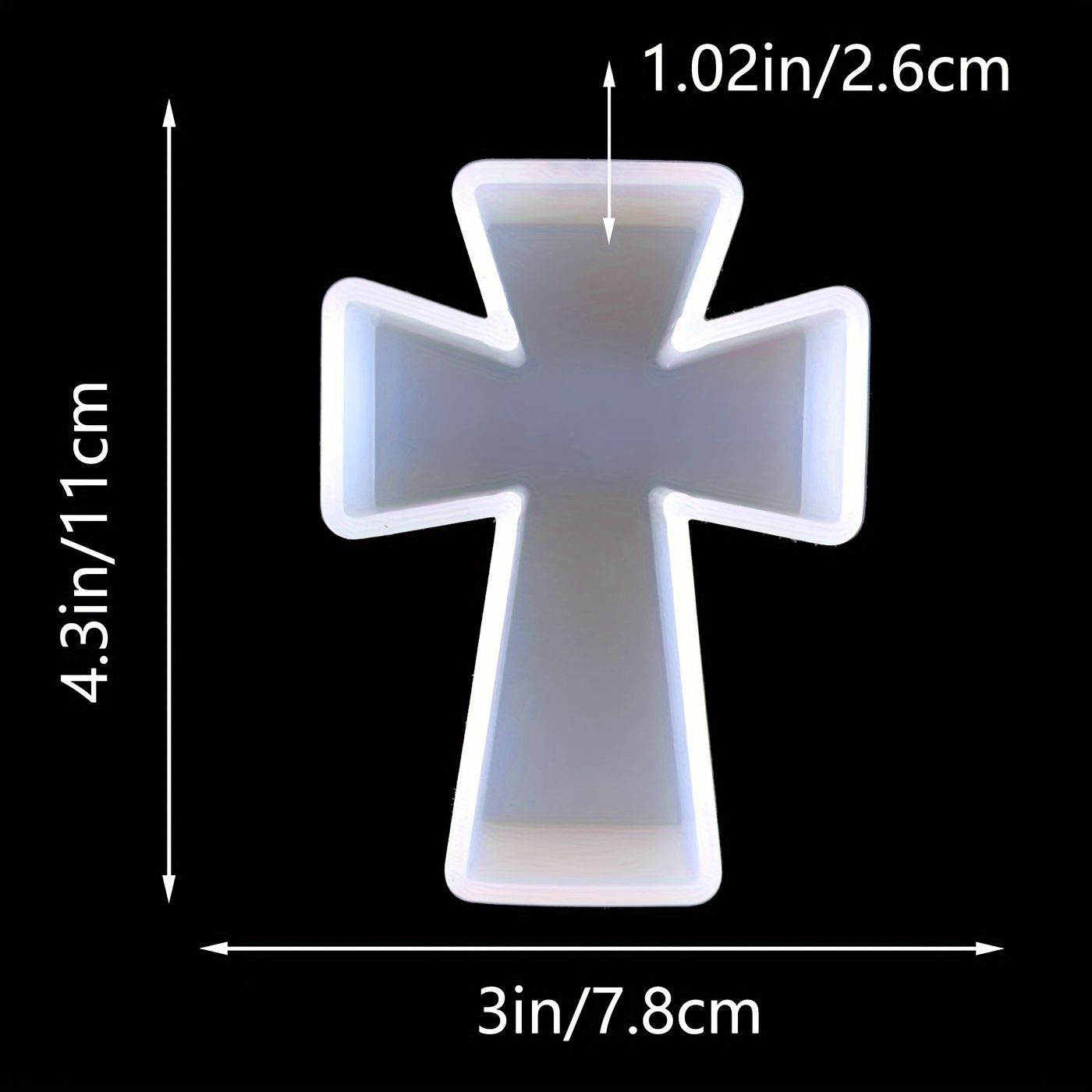 Silicone Mold Blessing Cross D - Candle Making Uk incelemesi ve fiyatı