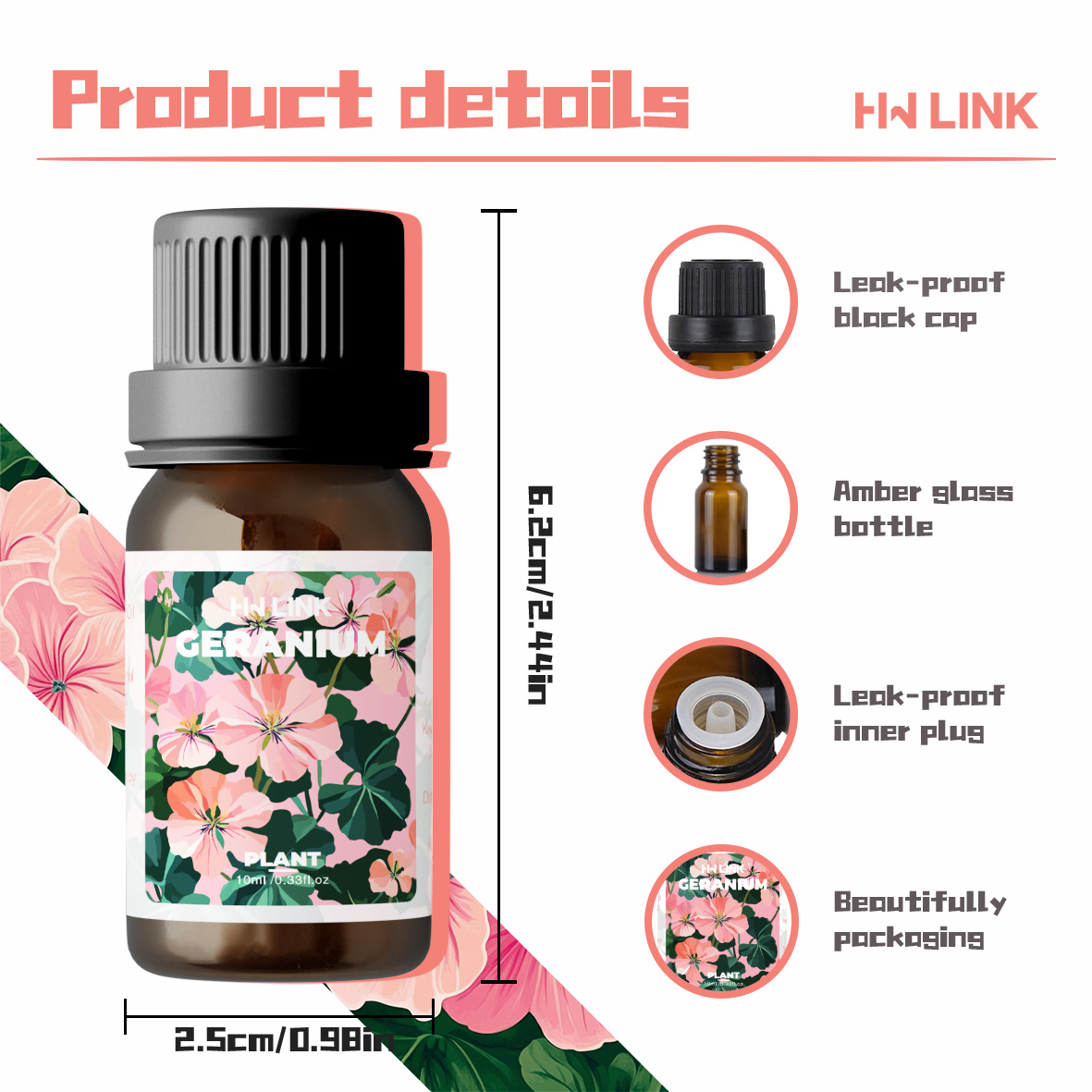 Geranium Essential Oil 10ml 10 - Candle Making Oils incelemesi ve fiyatı