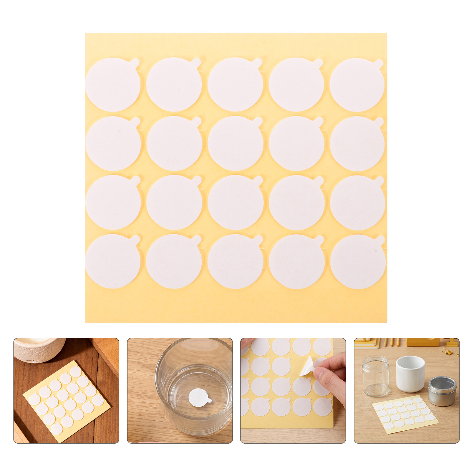 800Pcs Wick Sticky Tabs Double - Adhesive Dot Wick incelemesi ve fiyatı