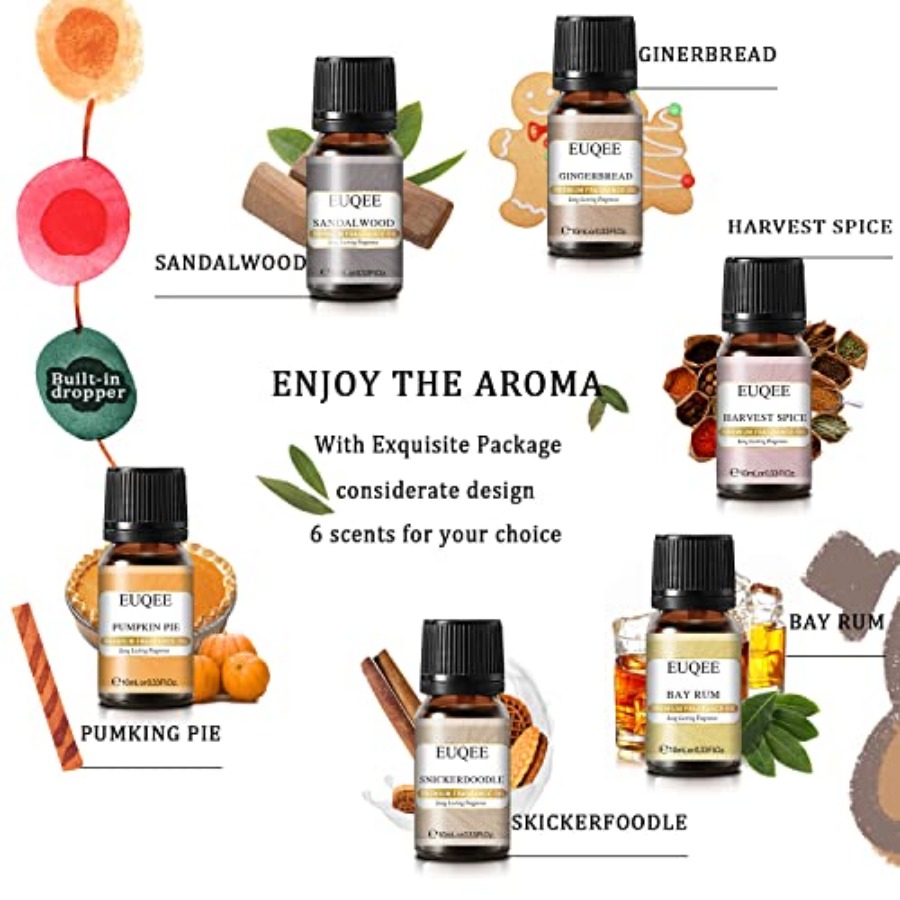 EUQEE 6PCS Spice Autumn Fragra - Candle Making Set incelemesi ve fiyatı