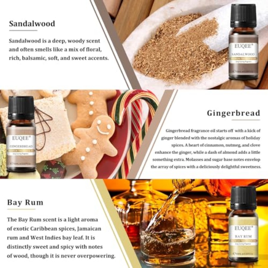 EUQEE 6PCS Spice Autumn Fragra - Candle Making Set incelemesi ve fiyatı