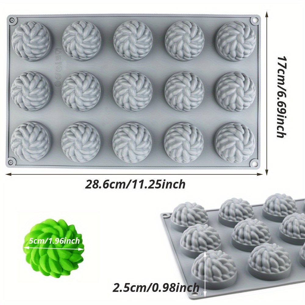 1Pc Cake Mold Santa Ana Floral - Candle Making Uk incelemesi ve fiyatı