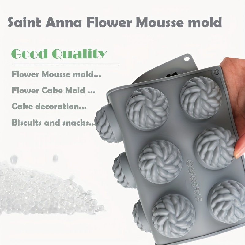 1Pc Cake Mold Santa Ana Floral - Candle Making Uk incelemesi ve fiyatı