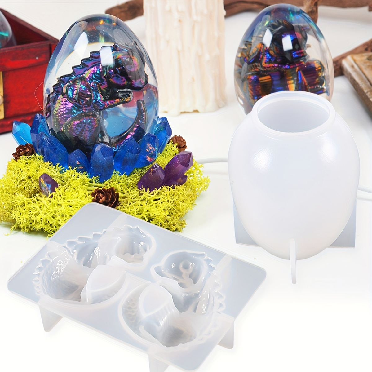Silicone Dragon Egg Molds, 2-P - Candle Making Set incelemesi ve fiyatı