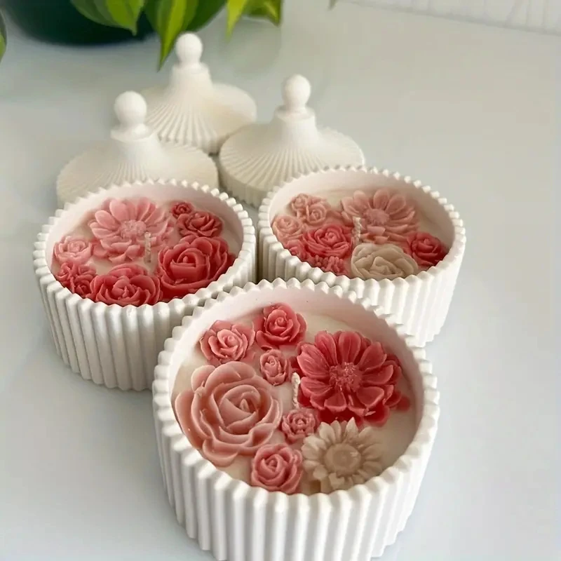 1 Set Silicone Candle Jar Mold - Candle Making Set incelemesi ve fiyatı