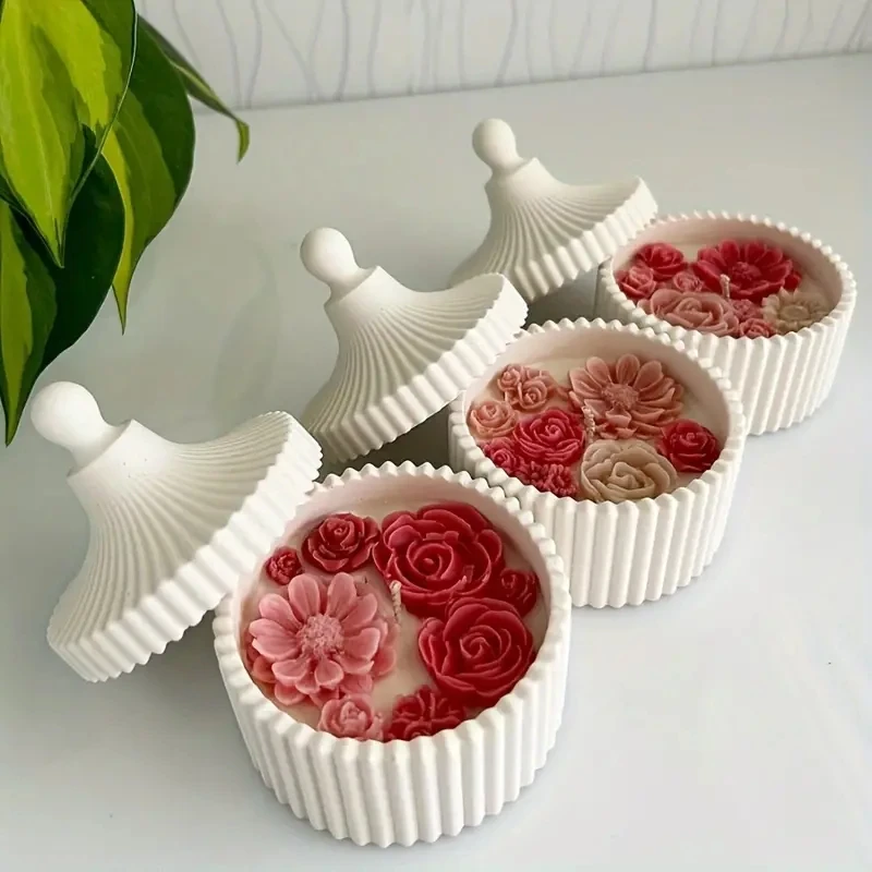 1 Set Silicone Candle Jar Mold - Candle Making Set incelemesi ve fiyatı