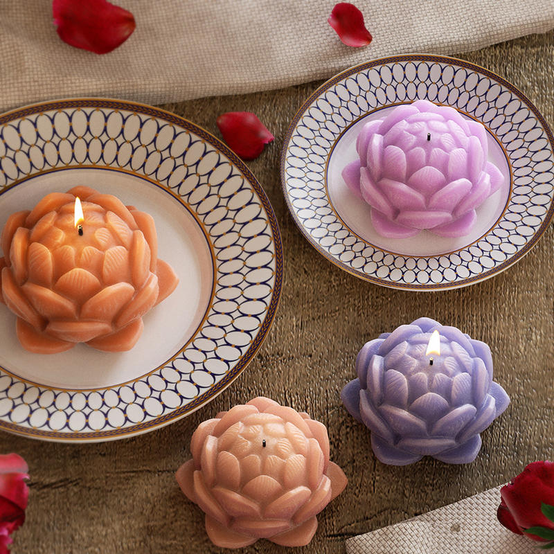1PC Lotus Flower Candle Mold S - Candle Making Factory incelemesi ve fiyatı