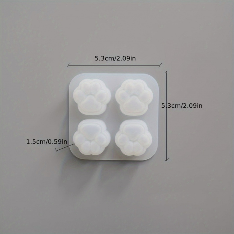 1Cat Paw Pattern Silicone Mold - Candle Making Factory incelemesi ve fiyatı