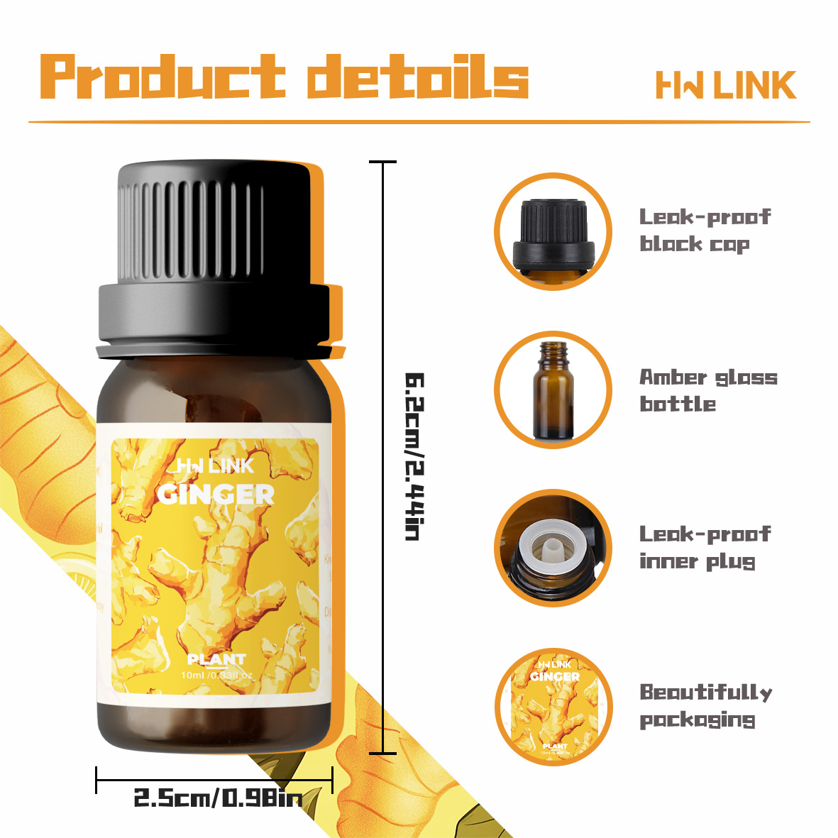 Ginger Oil 100%Pure Natural Gi - Candle Making Oils incelemesi ve fiyatı