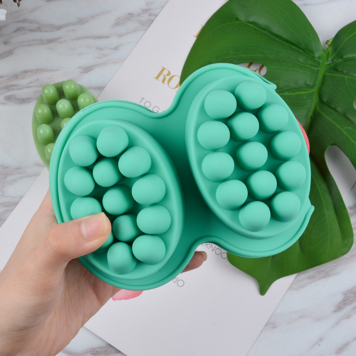 4 Hole Oval Massage Soap Silic - Candle Making Factory incelemesi ve fiyatı