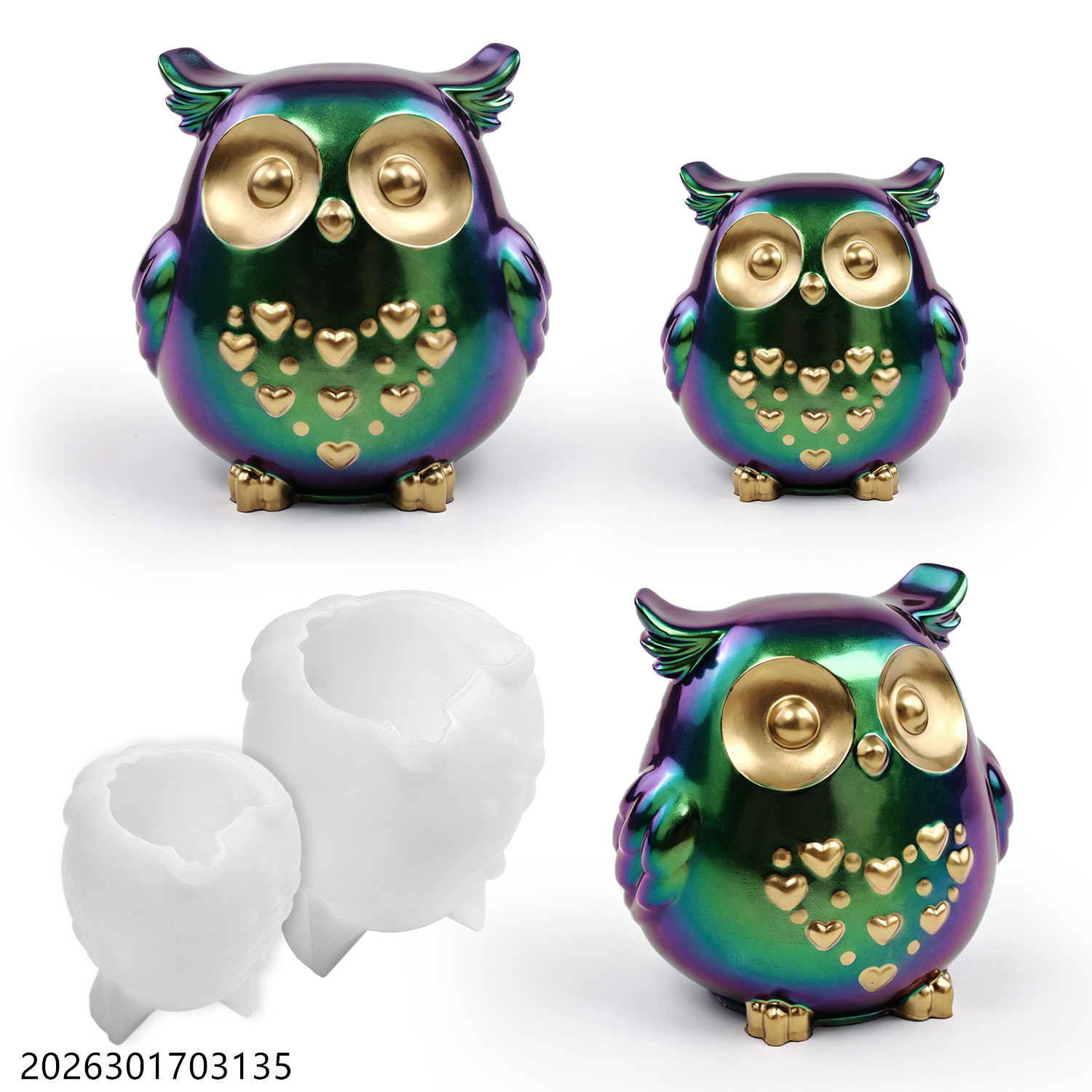Owl Silicone Mold 3D Bird Shap - Candle Making Factory incelemesi ve fiyatı