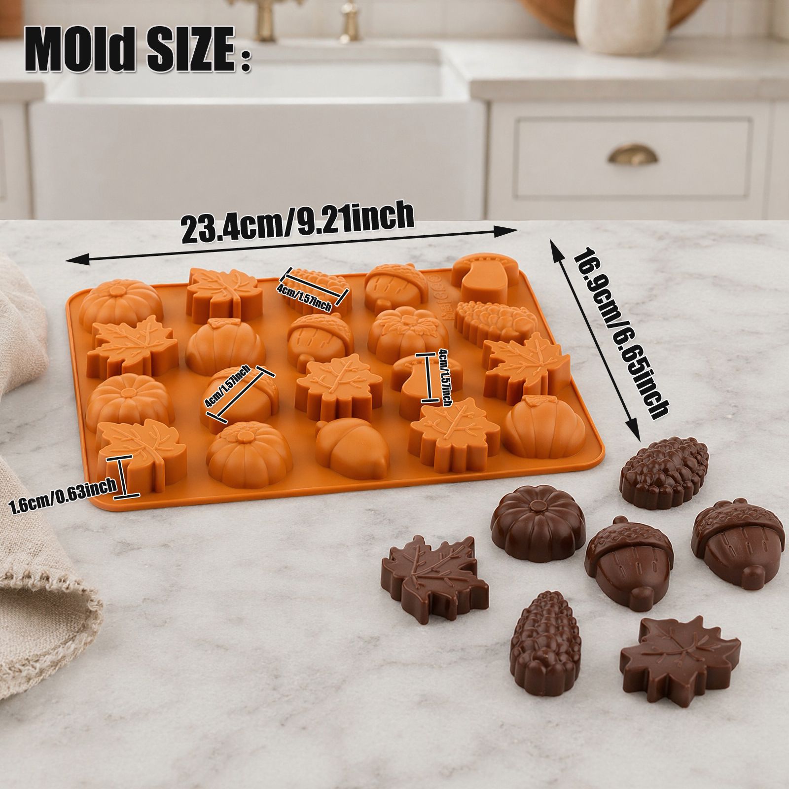 Harvest Silicone Baking Mold w - Candle Making Factory incelemesi ve fiyatı