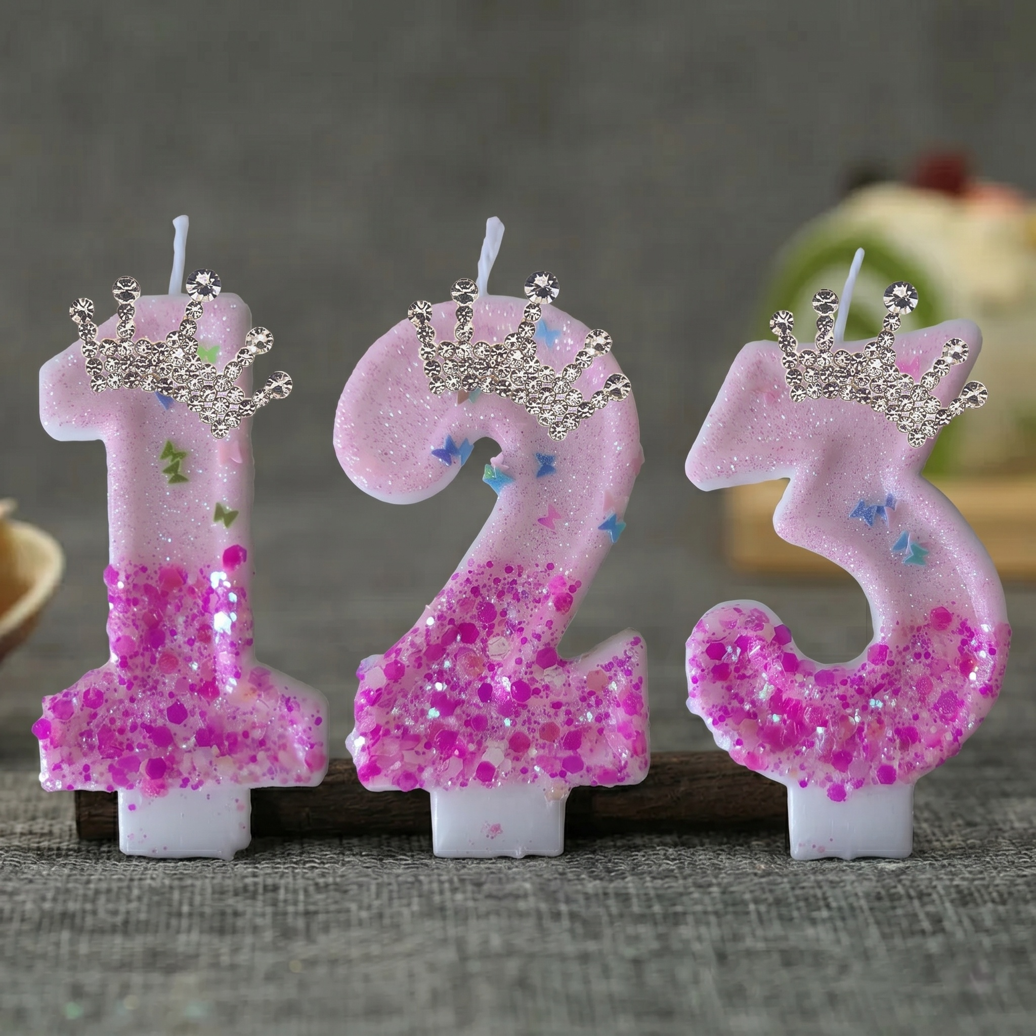 Pink Rose Red Sequins Dual Col - Paraffin Candle Wax incelemesi ve fiyatı
