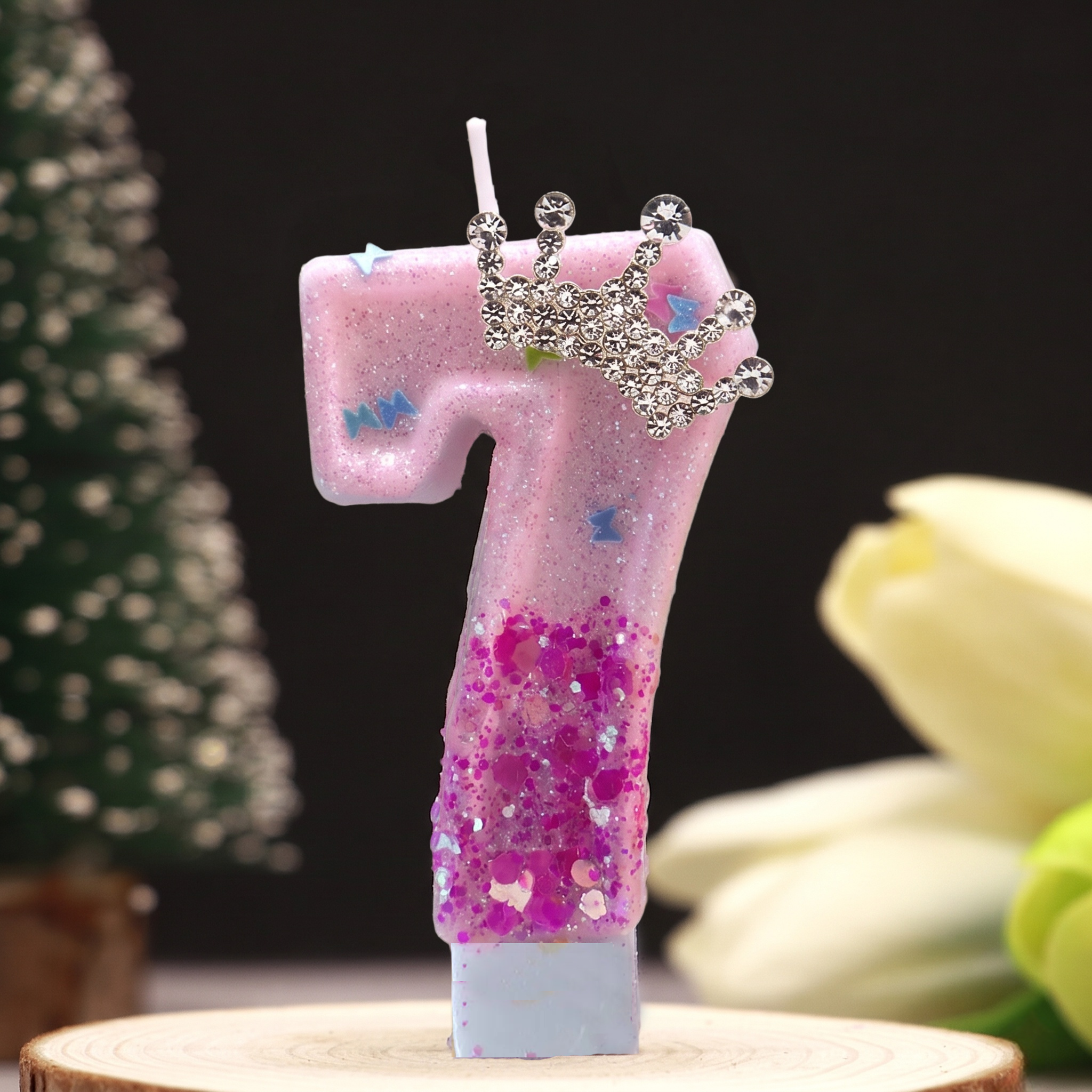 Pink Rose Red Sequins Dual Col - Paraffin Candle Wax incelemesi ve fiyatı