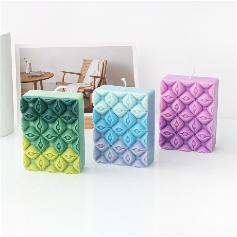 Square Flower Handmade Soap Si - Candle Making Set incelemesi ve fiyatı