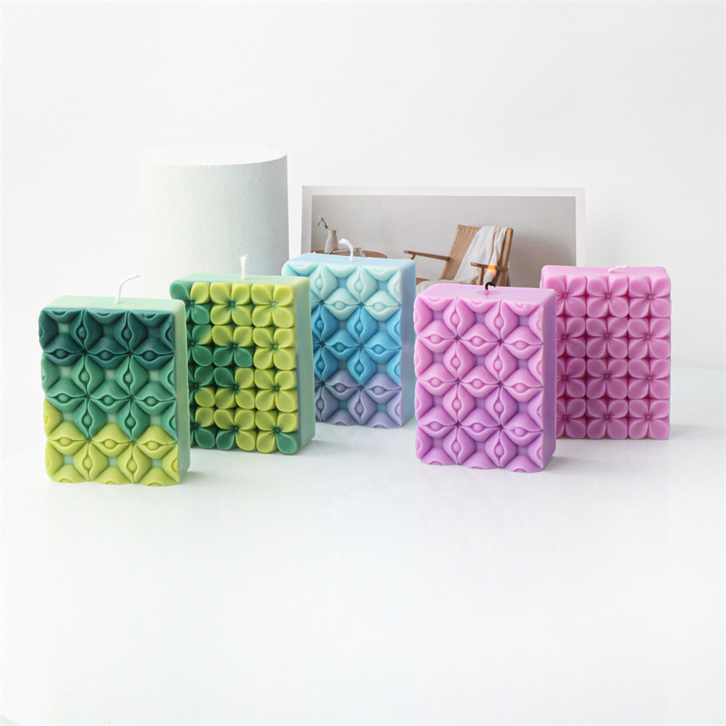 Square Flower Handmade Soap Si - Candle Making Set incelemesi ve fiyatı