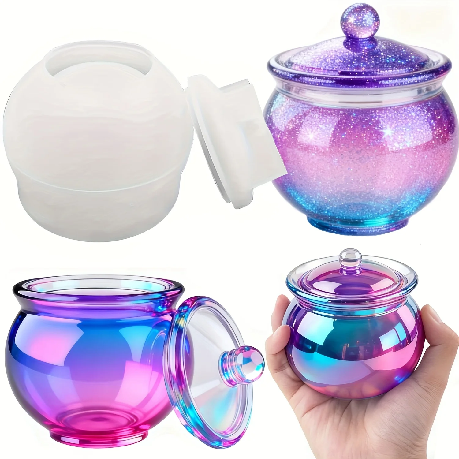 1 set of round resin can molds - Candle Making Set incelemesi ve fiyatı