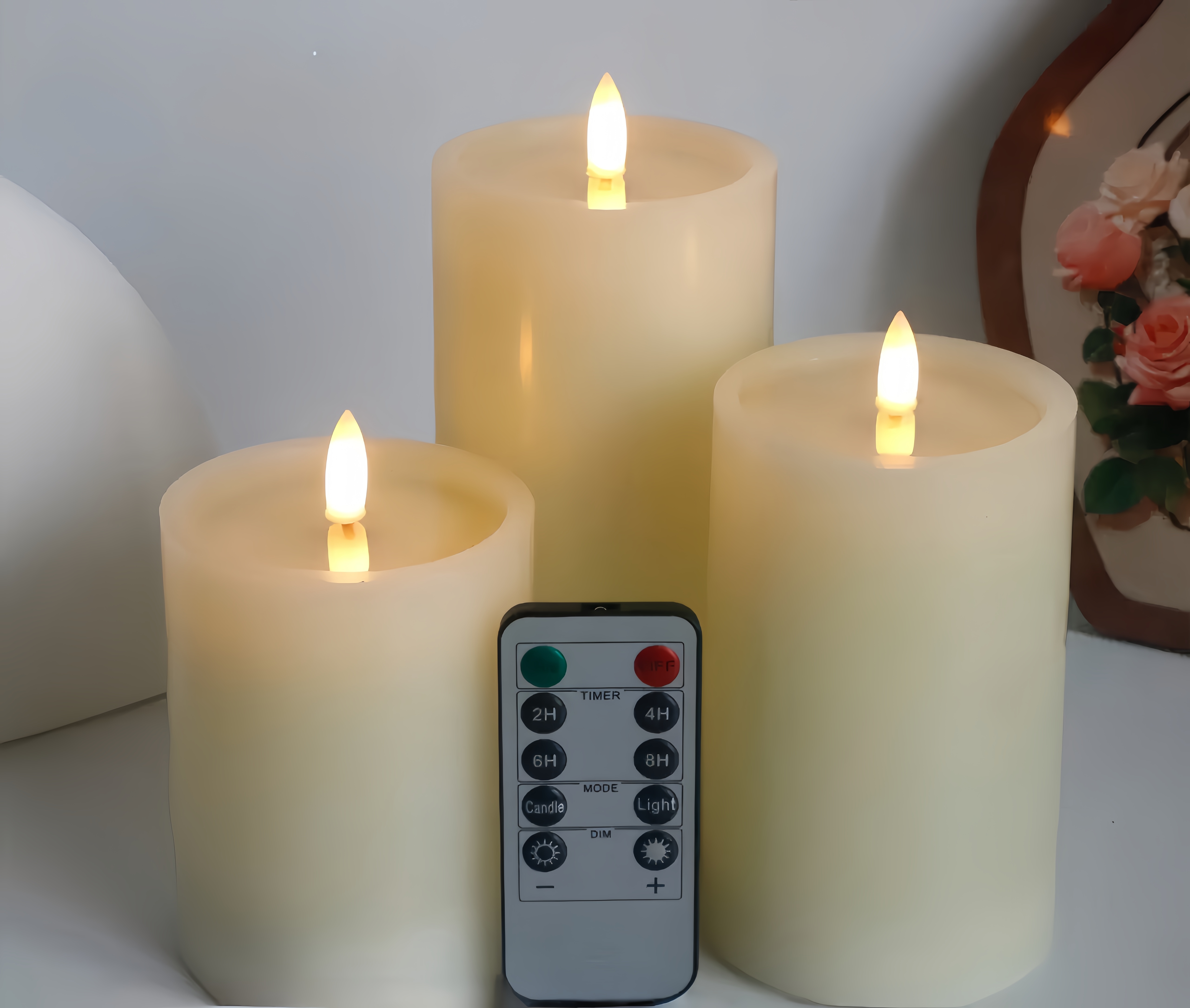 Flameless Flickering Led Candl - Paraffin Candle Wax incelemesi ve fiyatı
