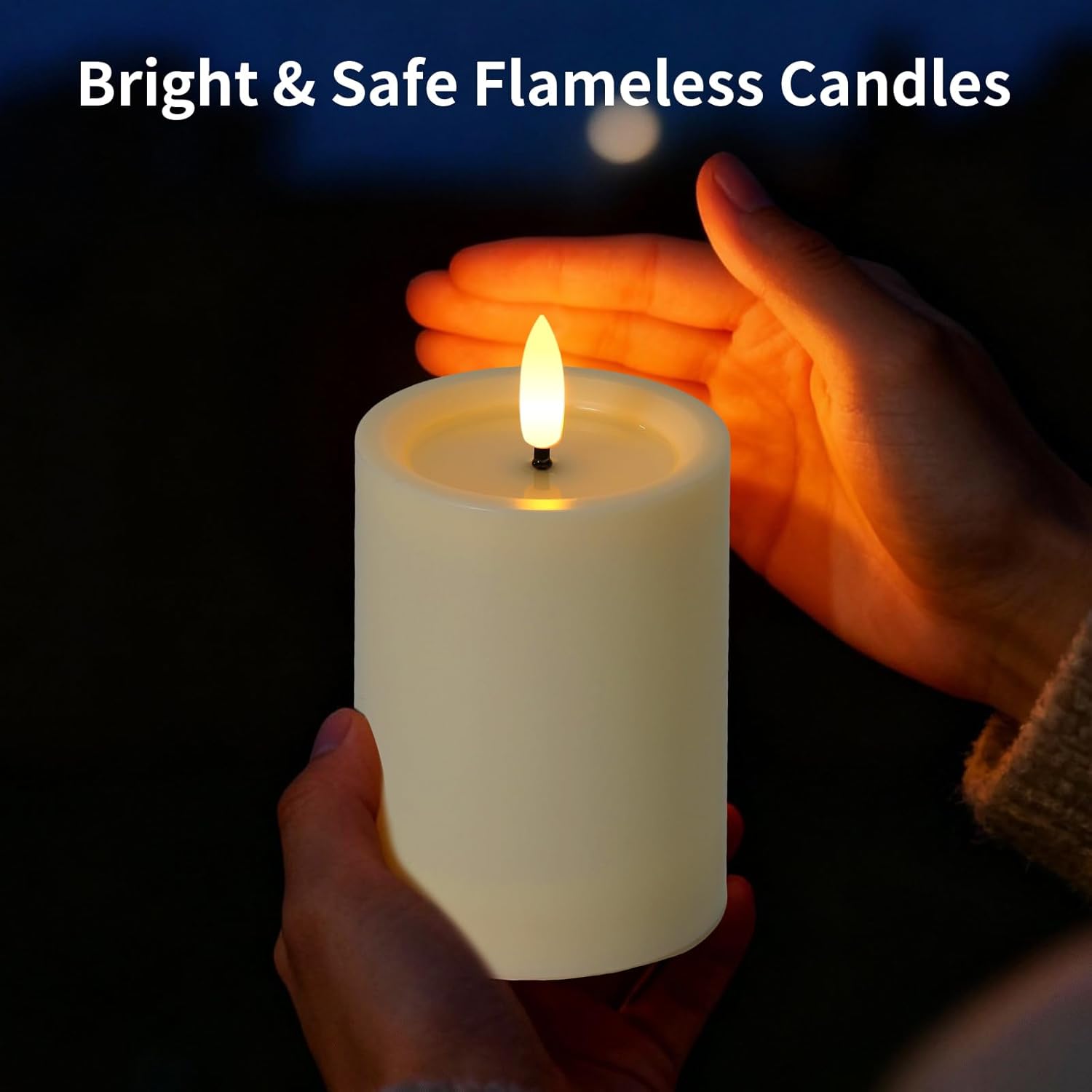 Flameless Flickering Led Candl - Paraffin Candle Wax incelemesi ve fiyatı