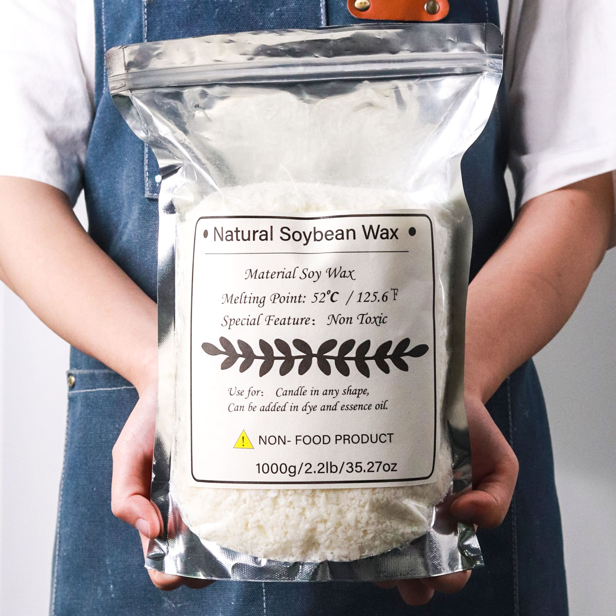 1KG Natural Soy Wax Granular S - Candle Making Soy Wax incelemesi ve fiyatı